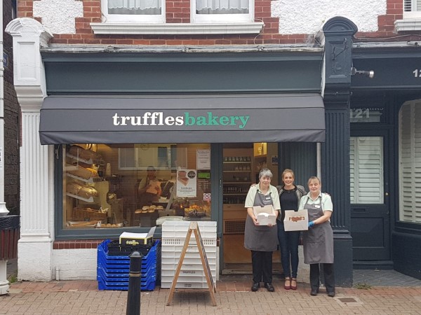Bakery and builder unite to raise dough for Macmillan Cancer Support